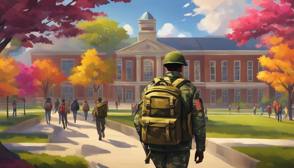 Smooth transition from military to college