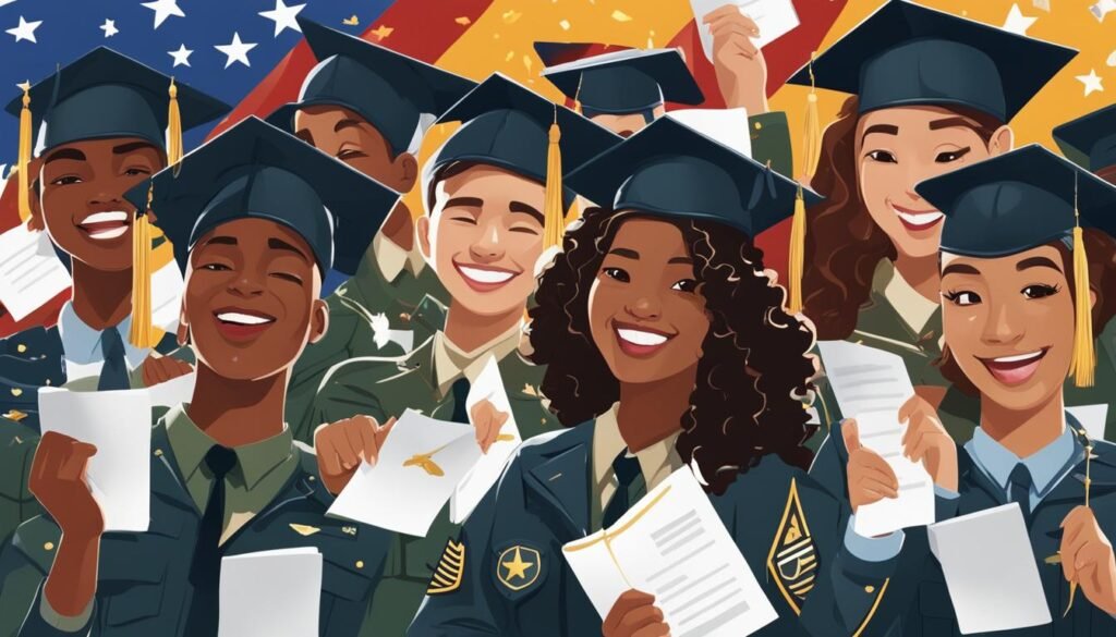 Success stories of military students in SAT/ACT