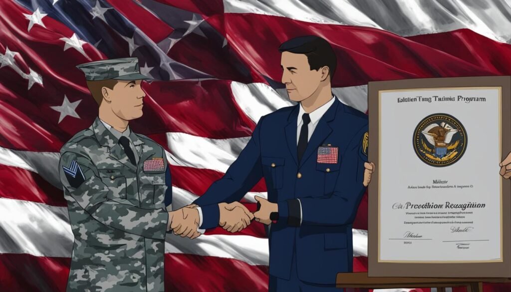 military training recognition